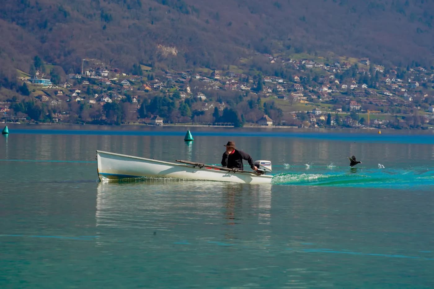 Paddle challenge on Lake Annecy