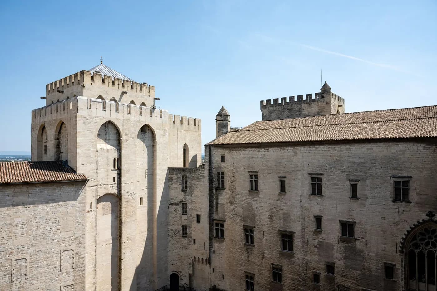 Evening at the Palais des Papes, Avignon