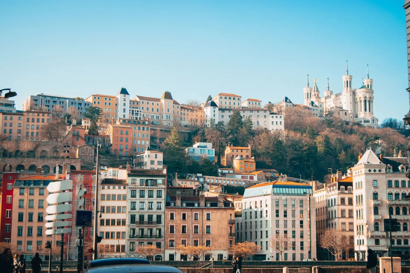 Evening through the traboules of Lyon