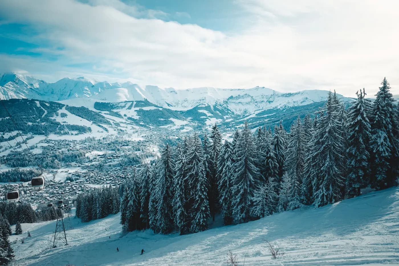 Snowshoeing in Megève