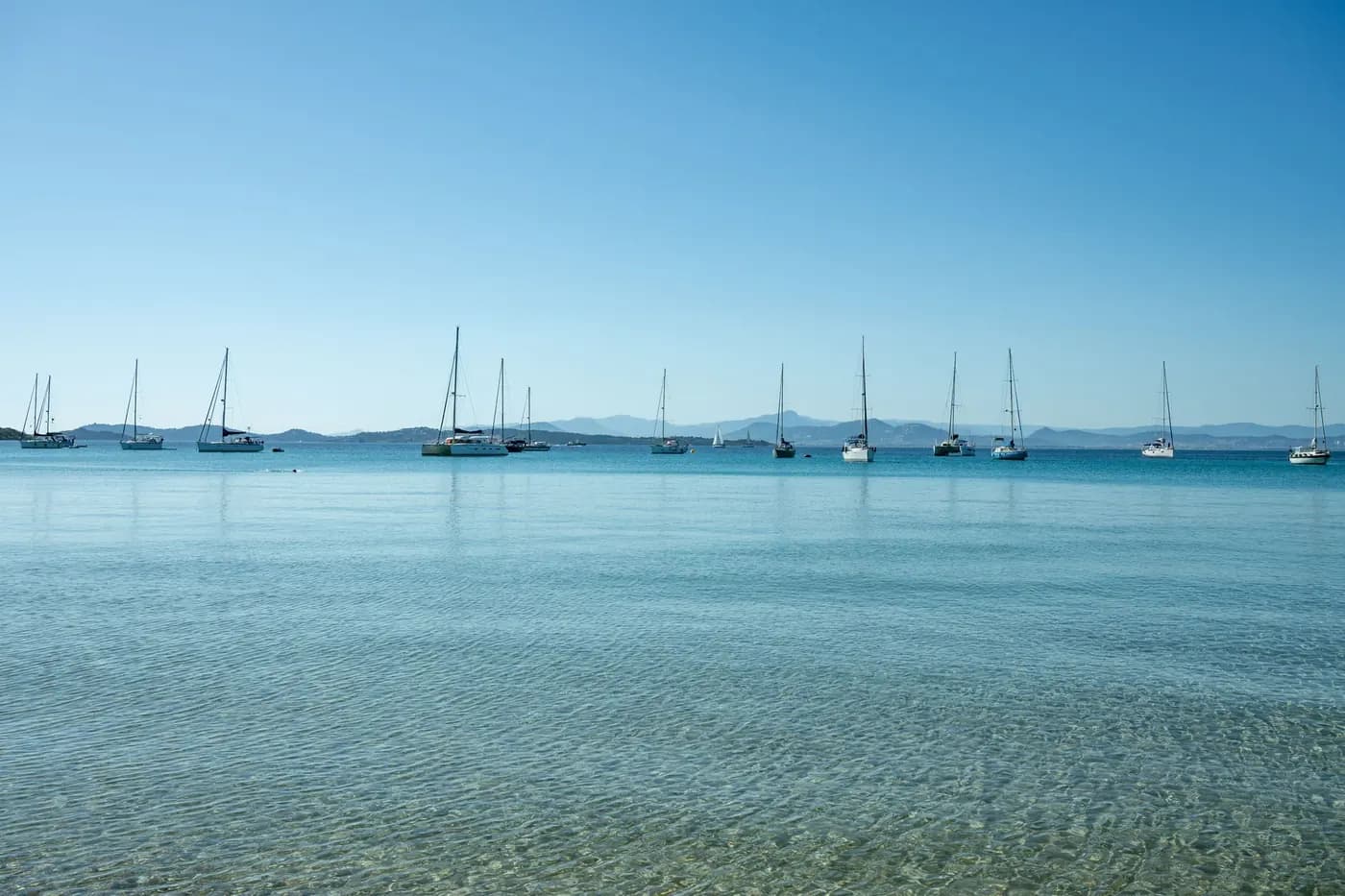 Team regatta off Marseille