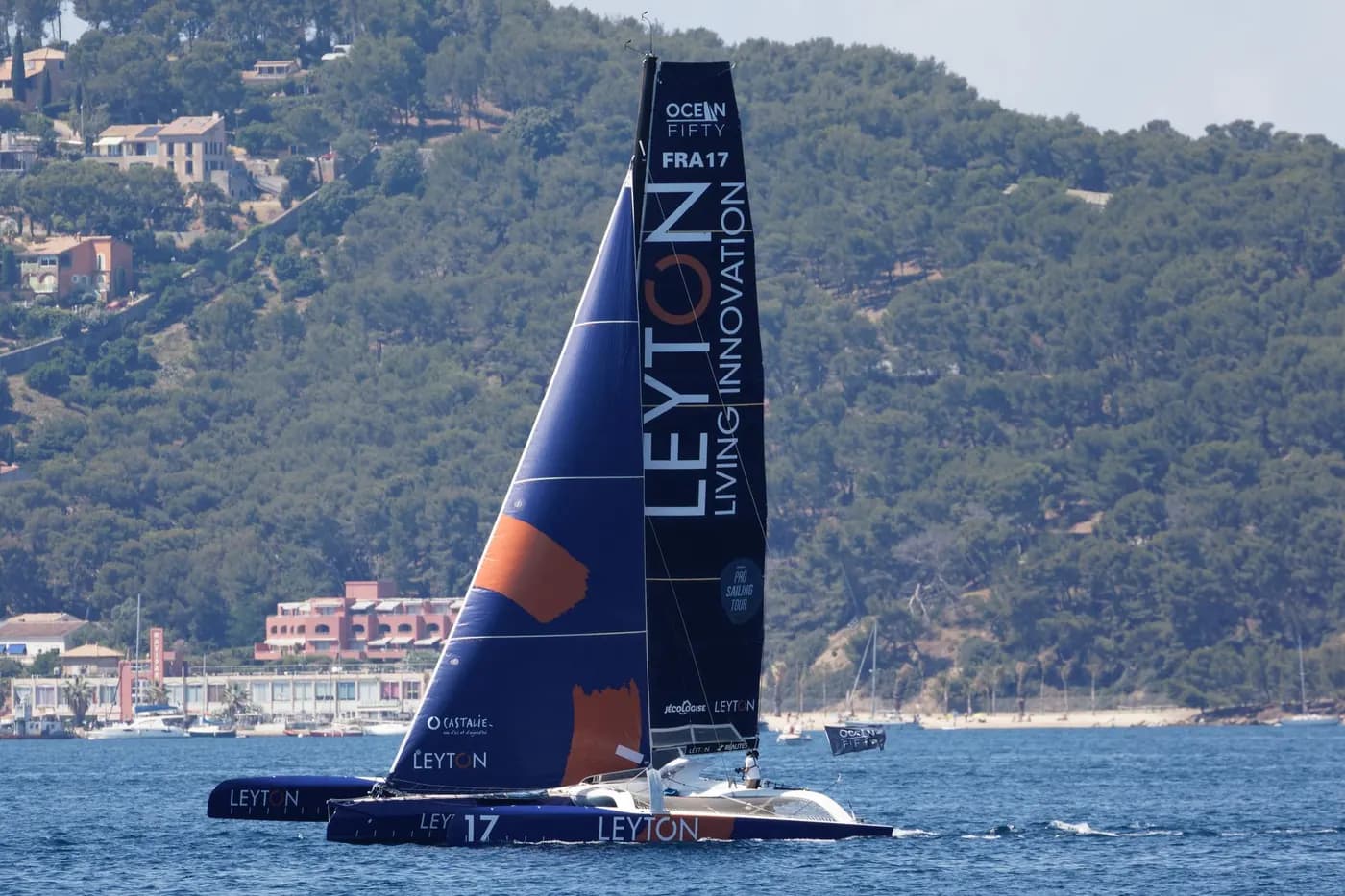 Sailing in the Bay of Cannes