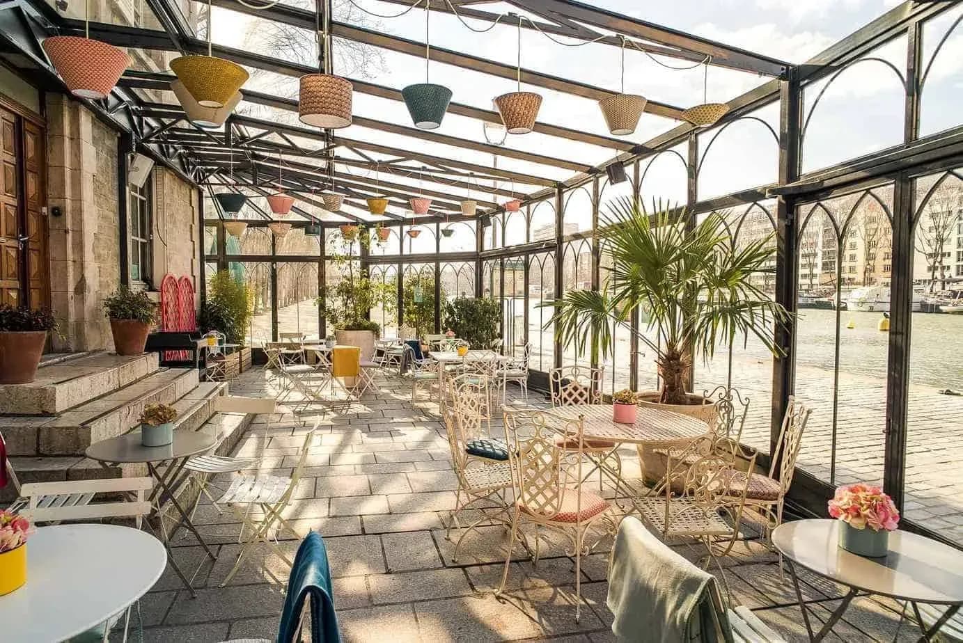 Riverside Pavilion, Quai de la Loire, riverside event venue for corporate events in Paris 19e, up to 50 guests