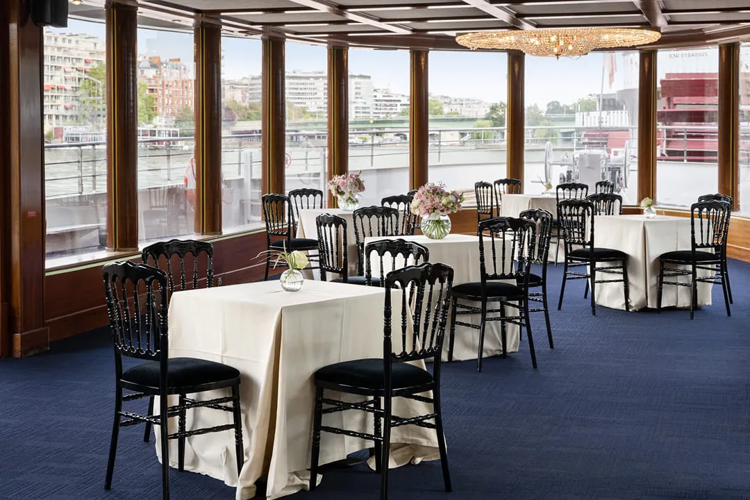 Bateau River Palace, group dining and private event venue in Paris 15e, Paris – interior view