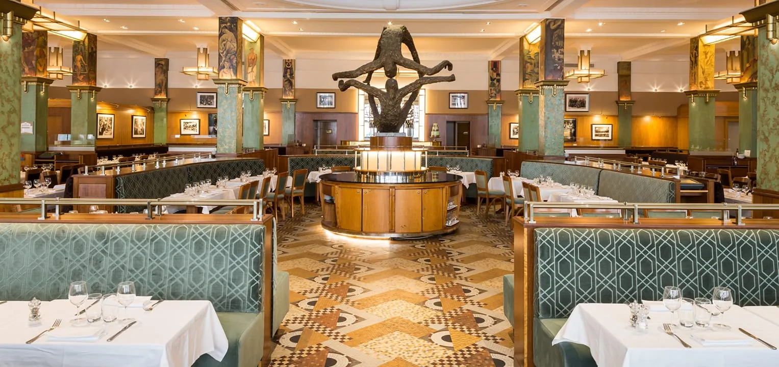La Coupole, group dining and private event venue in Paris 14e, Paris – reception setup