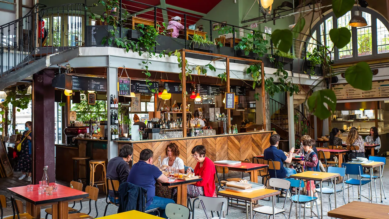 La Recyclerie, group dining and private event venue in Paris 18e, Paris – reception setup