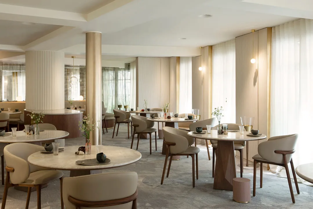 Marsan par Hélène Darroze, group dining and private event venue in Paris 6e, Paris – reception setup