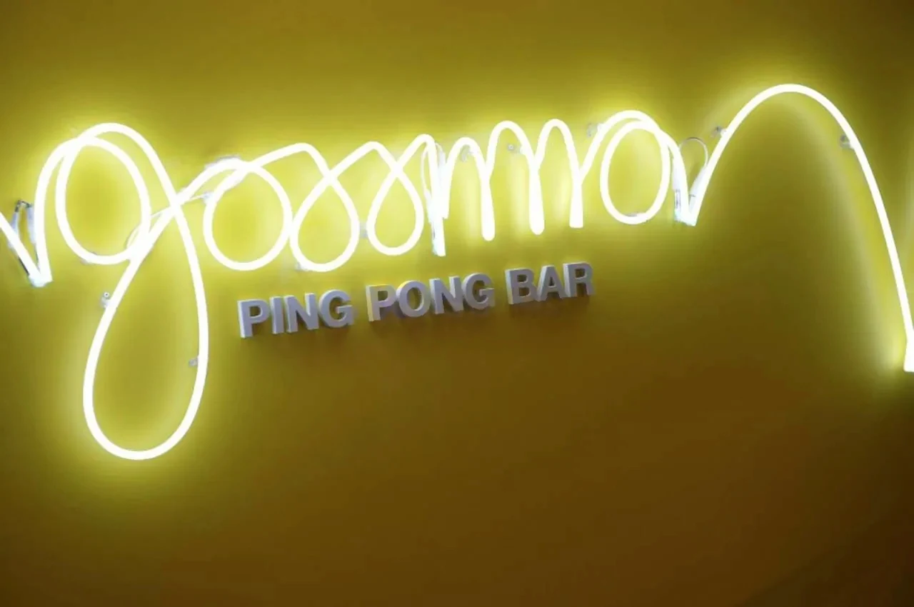 Gossima Ping Pong Bar: interior and atmosphere, Paris 11e