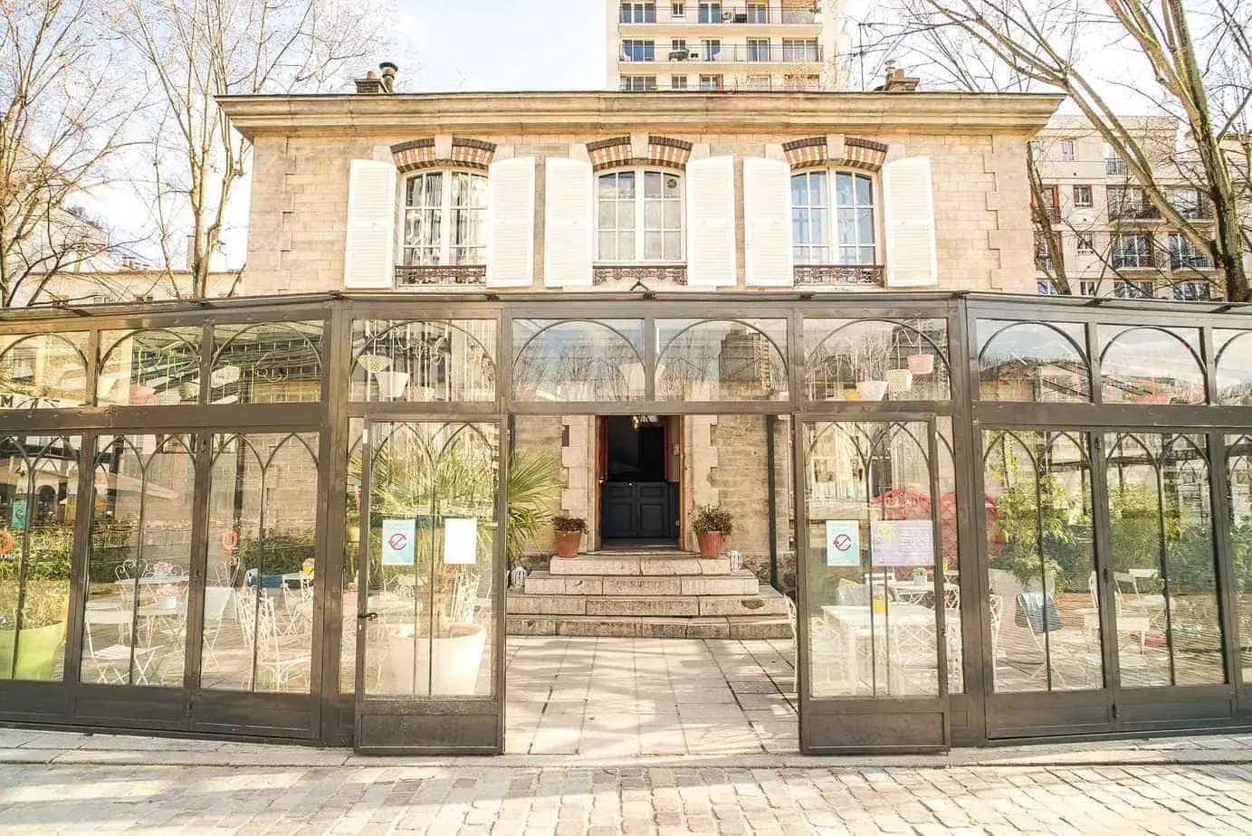 Riverside Pavilion, Quai de la Loire: interior and atmosphere, Paris 19e